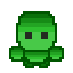 Slime man bead pattern, 30 by 28 beads