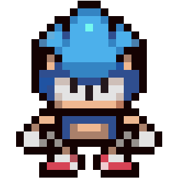 Sonic bead pattern, 23 by 23 beads