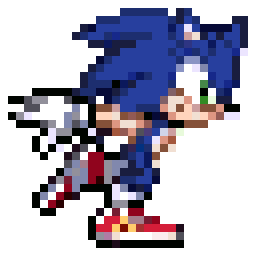 Sonic bead pattern, 30 by 30 beads