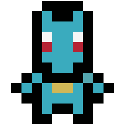 Totodile bead pattern, 12 by 12 beads