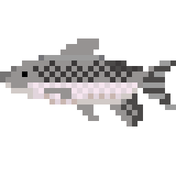 Atlantic Salmon bead pattern, 32 by 32 beads