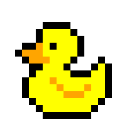 duck bead pattern, 16 by 18 beads