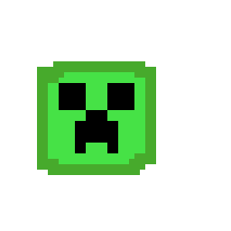 creeper - bead pattern, 39 by 26 beads