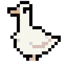 Untitled Goose bead pattern, 19 by 19 beads