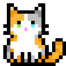Hello cat art