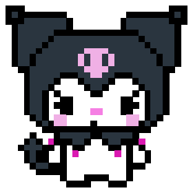 Kuromi Pixel Art - Pixel Art - simplepixelart.com