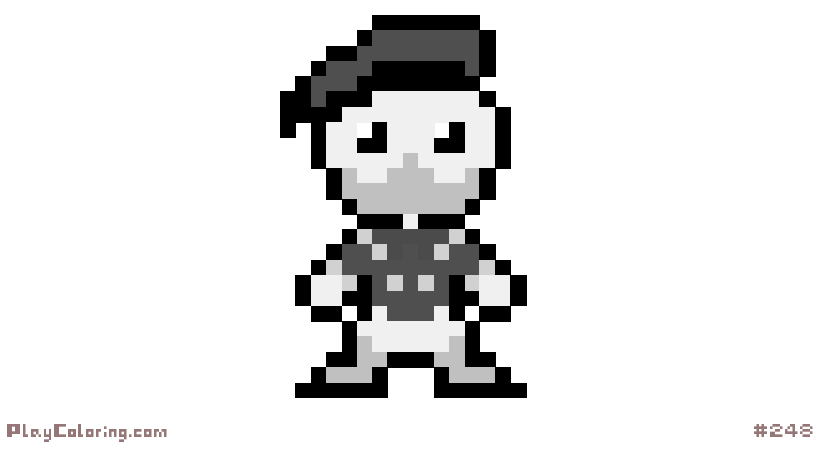 Donald Duck Pixel Art - Pixel Art - simplepixelart.com