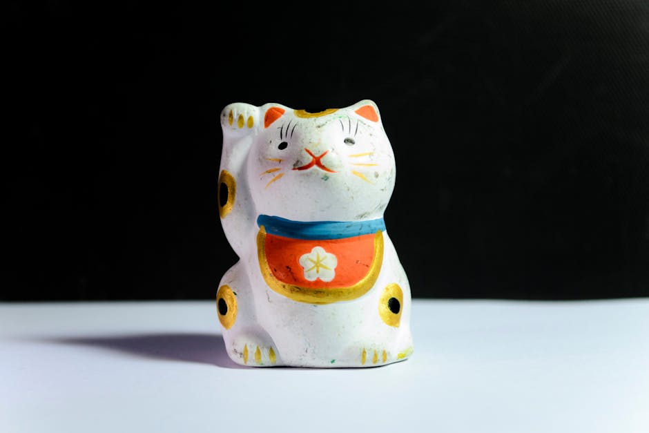 The Waving "Lucky Cat" Figurine Is Japanese