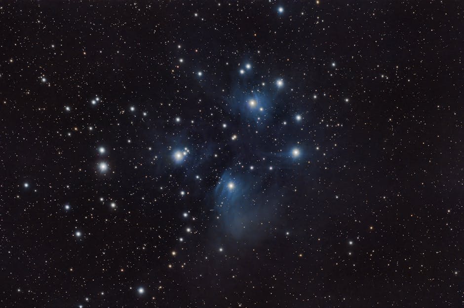The Pleiades Star Cluster, Within Taurus, Represents the Seven Daughters of Atlas.