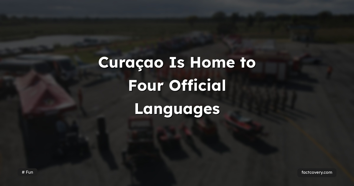 Curaçao Is Home to Four Official Languages — Factcovery